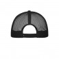 Trendy 6 panel mesh cap with a flat peak made of polycotton