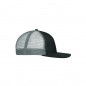 Trendy 6 panel mesh cap with a flat peak made of polycotton