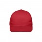 Trendy 6 panel mesh cap with a flat peak made of polycotton