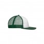 Trendy 6 panel mesh cap with a flat peak made of polycotton