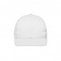 Trendy 6 panel mesh cap with a flat peak made of polycotton