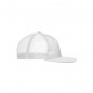 Trendy 6 panel mesh cap with a flat peak made of polycotton