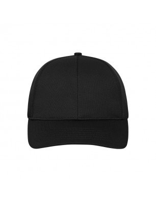 Sporty 6 panel cap made of soft mesh