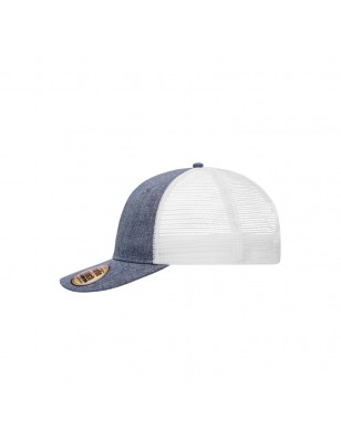 Stylish mesh cap in modern mélange look