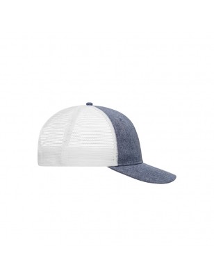 Stylish mesh cap in modern mélange look