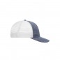 Stylish mesh cap in modern mélange look