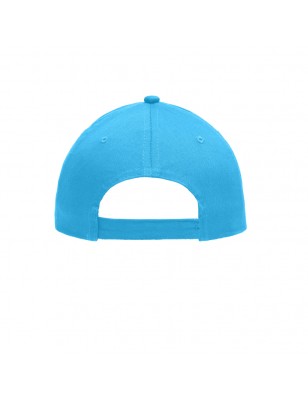 5 panel cap with contrasting stripes on the peak