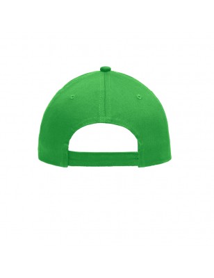 5 panel cap with contrasting stripes on the peak