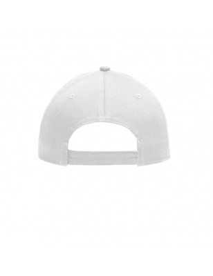 5 panel cap with contrasting stripes on the peak