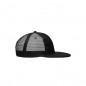 6 panel mesh cap with flat peak