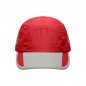 Extremely light functional 5 panel cap made of soft microfibre