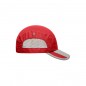 Extremely light functional 5 panel cap made of soft microfibre