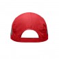 Extremely light functional 5 panel cap made of soft microfibre