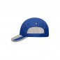 Extremely light functional 5 panel cap made of soft microfibre