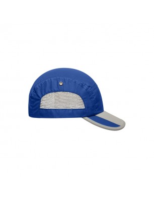 Extremely light functional 5 panel cap made of soft microfibre