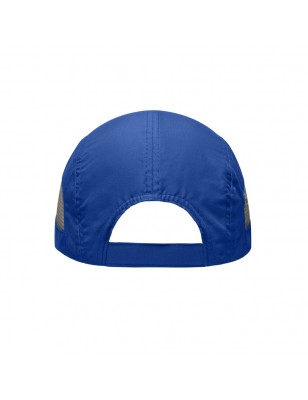 Extremely light functional 5 panel cap made of soft microfibre