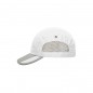 Extremely light functional 5 panel cap made of soft microfibre