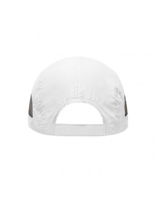 Extremely light functional 5 panel cap made of soft microfibre