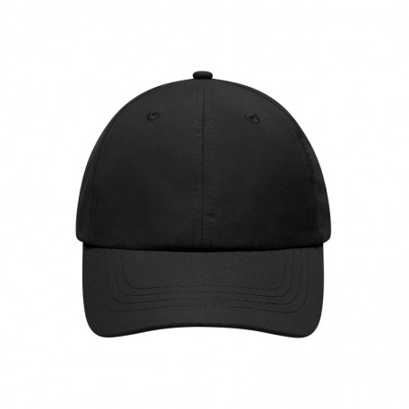 Sporty 8 panel cap made of soft microfibre