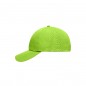 Sporty 8 panel cap made of soft microfibre