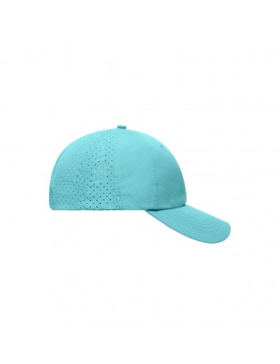 Sporty 8 panel cap made of soft microfibre