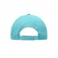 Sporty 8 panel cap made of soft microfibre