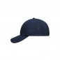 Sporty 8 panel cap made of soft microfibre