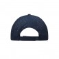 Sporty 8 panel cap made of soft microfibre