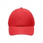 Sporty 8 panel cap made of soft microfibre