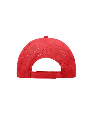 Sporty 8 panel cap made of soft microfibre