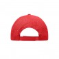 Sporty 8 panel cap made of soft microfibre