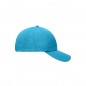 Sporty 8 panel cap made of soft microfibre