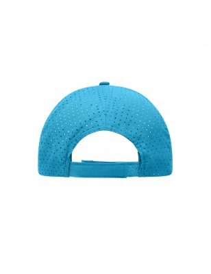 Sporty 8 panel cap made of soft microfibre