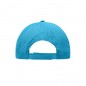 Sporty 8 panel cap made of soft microfibre