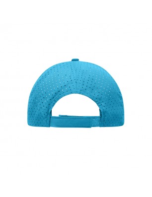 Sporty 8 panel cap made of soft microfibre