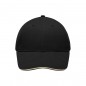 High-quality light and soft 6 panel sandwich cap