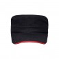 Sandwich cap in military style made of durable cotton canvas