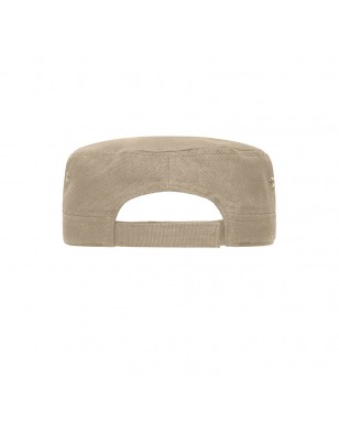 Sandwich cap in military style made of durable cotton canvas