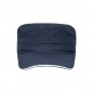 Sandwich cap in military style made of durable cotton canvas