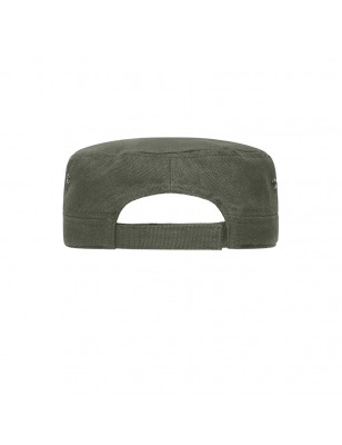 Sandwich cap in military style made of durable cotton canvas