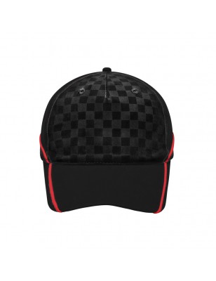 Lavish 5 panel cap in racing design