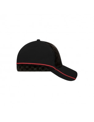 Lavish 5 panel cap in racing design