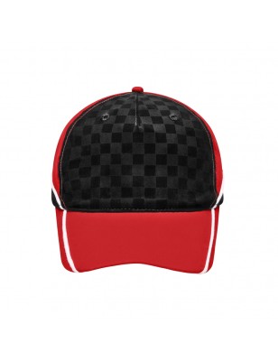 Lavish 5 panel cap in racing design