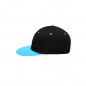 Stylish flatpeak cap in 6 panel 'High Profile' look