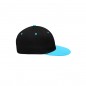 Stylish flatpeak cap in 6 panel 'High Profile' look