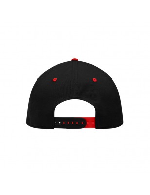 Stylish flatpeak cap in 6 panel 'High Profile' look