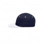 Stylish flatpeak cap in 6 panel 'High Profile' look