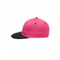 Stylish flatpeak cap in 6 panel 'High Profile' look