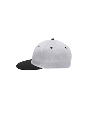 Stylish flatpeak cap in 6 panel 'High Profile' look