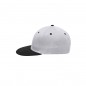 Stylish flatpeak cap in 6 panel 'High Profile' look